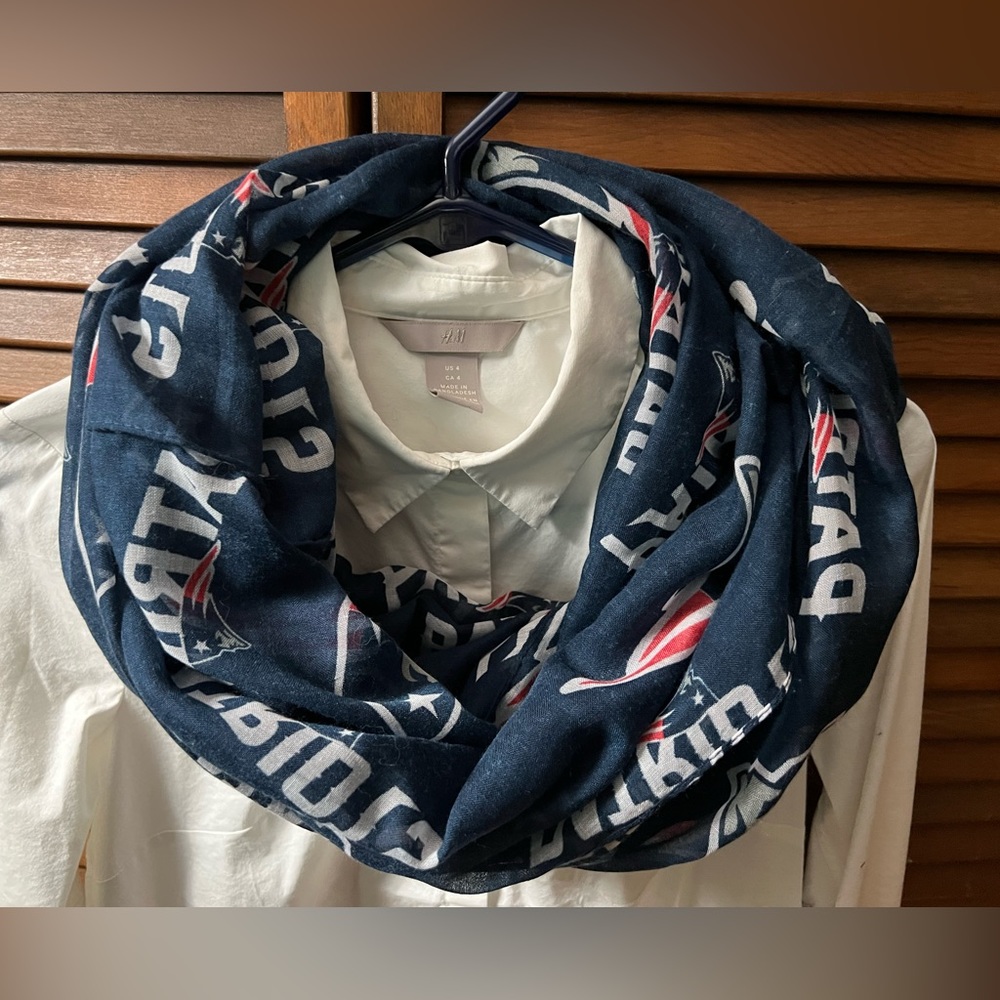 NFL Licensed New England Patriots Infinity Scarf - $13